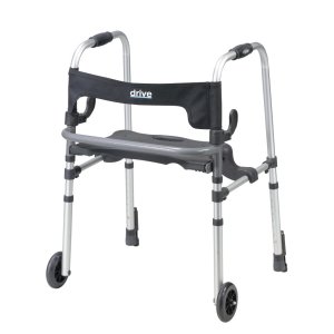 Drive Medical Clever-Lite LS Adult Walker - Supports up to 300 lbs, Pack of 1, 10233